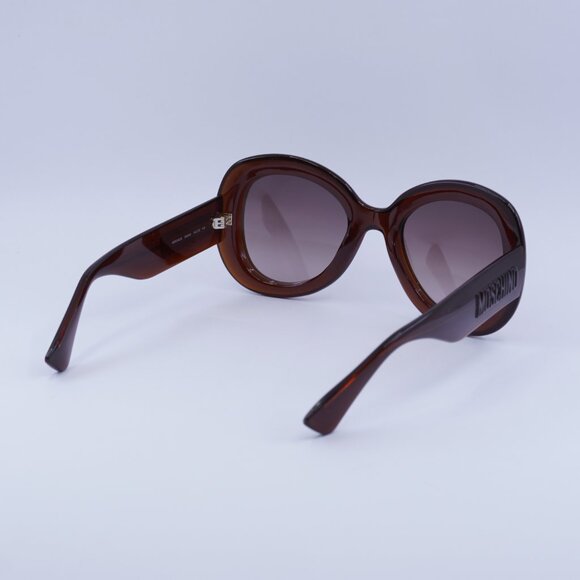 Moschino MOS162/S 009Q HA Sunglasses Brown Butterfly Frame, Brown Lenses main image 9